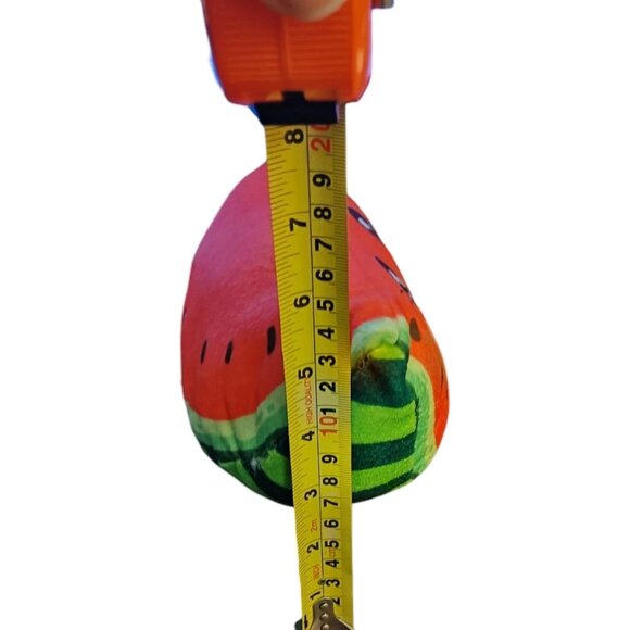 Funziez! Watermelon Plush Decorative Throw Pillow - Novelty Mardi Gras Plush - Picture 6 of 6